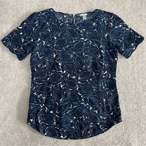 J Crew NWOT Tulip Cutout Top Blouse XXS